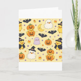 Cute Halloween Kostuum Eenden Kaarten