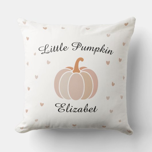 Cute Halloween Little Pumpkin Kussen (Voorkant)