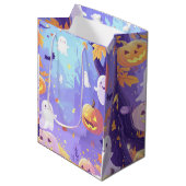 Cute Halloween Medium Cadeauzakje (Voorkant Gekanteld)
