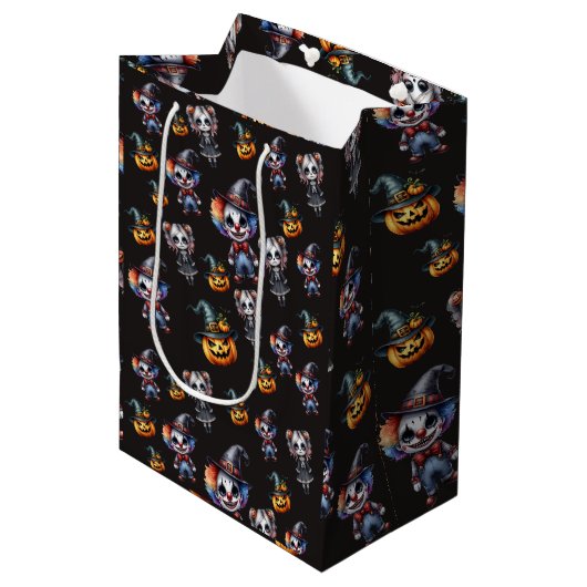 Cute Halloween Medium Cadeauzakje (Voorkant Gekanteld)