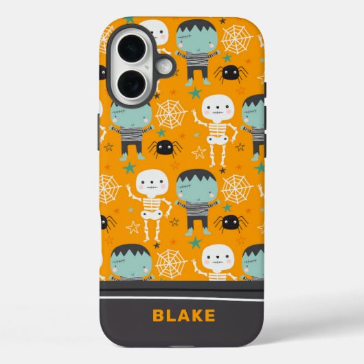 Cute Halloween Monsters Gepersonaliseerd Case-Mate iPhone Case (Achterkant)