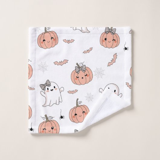 Cute Halloween Motif sans couture (Gant de toilette)