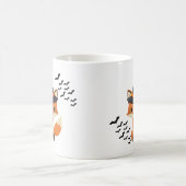 Cute Halloween Mug avec Fox et sorcière Casquette, (Centre)