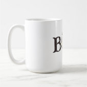 Cute Halloween Mug - "Boo" Ghost avec Bow (Gauche)