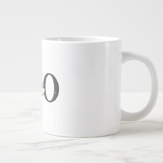 Cute Halloween Mug - "Boo" Ghost avec Bow (Droite)