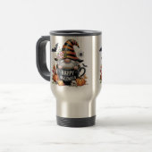 Cute Halloween Mug with Elf in Coffee Cup | Happy (Devant gauche)
