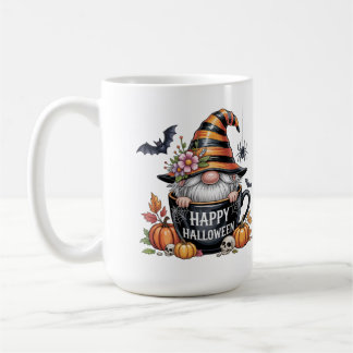 Cute Halloween Mug with Elf in Coffee Cup | Happy Koffiemok
