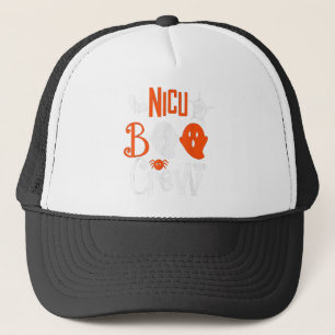 Cute Halloween Nurse Boo Crew Nursing Novelty Trucker Pet