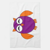 Cute Halloween Owl Kitchen Towel Theedoek (Verticaal)