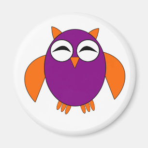 Cute Halloween Owl Magnet Magneet