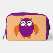 Cute Halloween Owl Patterned Toilettasje (Achterkant)