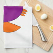 Cute Halloween Owl Serviette de cuisine (Quart Plié)