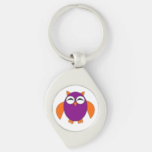 Cute Halloween Owl Sleutelhanger