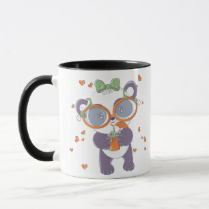 Cute Halloween Panda Eyeball Coeurs Halloween Mug
