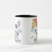 Cute Halloween Panda RIP crâne grave Halloween Mug (Centre)