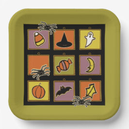 Cute Halloween Papieren Bordje