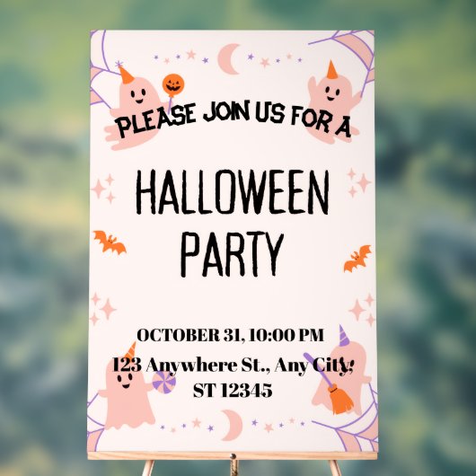 Cute Halloween Party Invitation (Neutre)