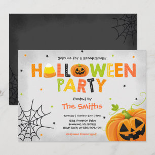 Cute Halloween Party Spooktacular Halloween Party Kaart
