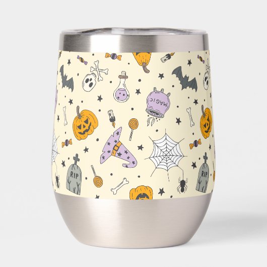 Cute Halloween Pattern (Achterkant)