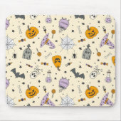 Cute Halloween Pattern Muismat (Voorkant)