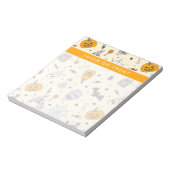 Cute Halloween Pattern Notitieblok (Gedraaid)