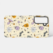 Cute Halloween Pattern Samsung Galaxy Hoesje (Achterkant horizontaal)