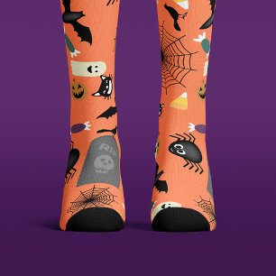 Cute Halloween Pattern Sokken