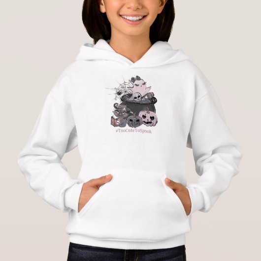 Cute Halloween Personalized Hoodie (Voorkant)