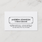 Cute Halloween pomkins-patroon Visitekaartje (Achterkant)