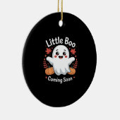 Cute Halloween Pregnancy Announcement Keramisch Ornament (Rechts)