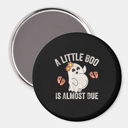 Cute Halloween Pregnancy Announcement Magneet (Voorkant / Achterkant)
