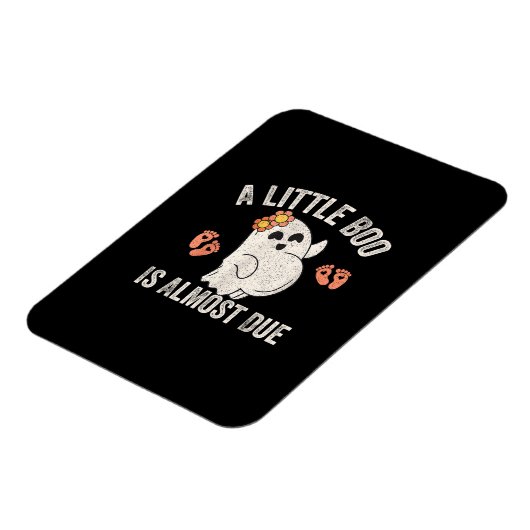Cute Halloween Pregnancy Announcement Magneet (Linkerzijde)