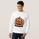 Cute Halloween Pumpkin Graphic T-Shirt  Sweatshirt (Voorkant volledig)