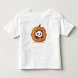 Cute Halloween Pumpkin Panda Kinder Shirts