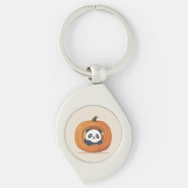 Cute Halloween Pumpkin Panda Sleutelhanger