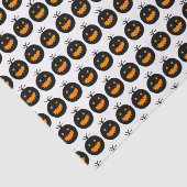 Cute Halloween Pumpkin Tissuepapier (Detail)
