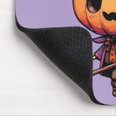 Cute Halloween pumpkin witch Muismat (Hoek)