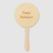 Cute Halloween Rat and Pumpkin Custom Handwaaier (Achterkant)