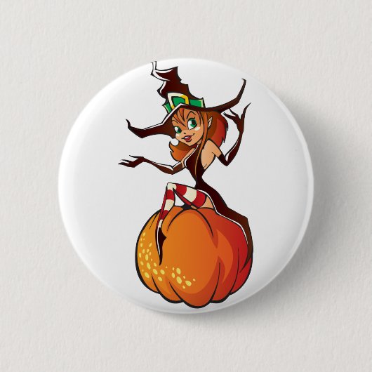 Cute Halloween Ronde Button 5,7 Cm (Voorkant)