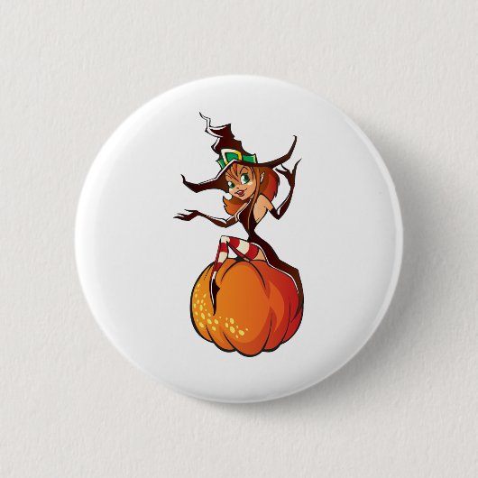 Cute Halloween Ronde Button 5,7 Cm (Voorkant)