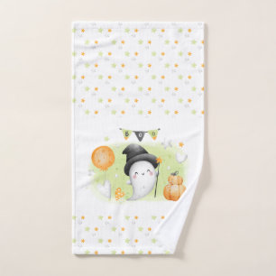Cute Halloween Serviette main Petit Boo Baby Ghost