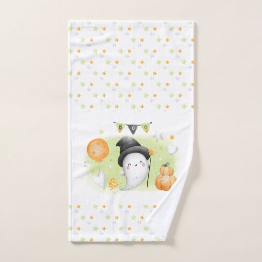Cute Halloween Serviette main Petit Boo Baby Ghost (Serviette à main)