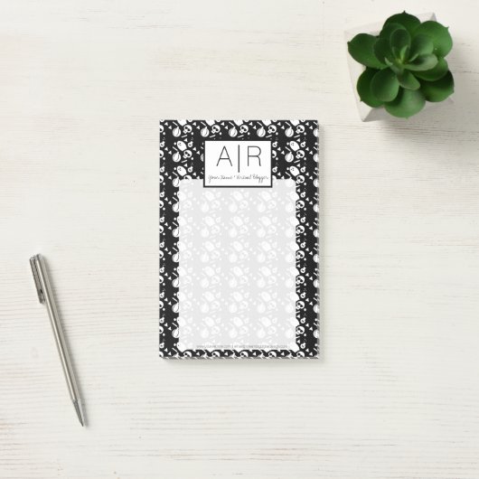 Cute Halloween Skeleton Ghost Pumpkin Print Post-it® Notes (Kantoor)