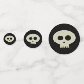 Cute Halloween Skull Citrouille Party Confetti (Devant)