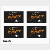 Cute Halloween Spin Rechthoekige Sticker (Vel)