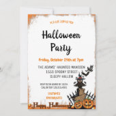 Cute Halloween Spooktacular Party Invitation (Devant)