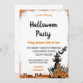Cute Halloween Spooktacular Party Invitation (Devant / Derrière)