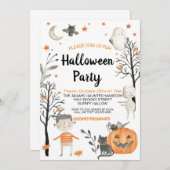 Cute Halloween Spooktacular Party Invitation (Devant / Derrière)