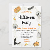 Cute Halloween Spooktacular Party Invitation (Devant)