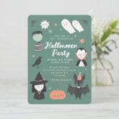 Cute Halloween Spooktacular Party Invitation (Debout devant)